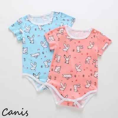 

0-18M Easter Bunny Infant Kids Baby Girl Boy Romper Jumpsuit Sunsuit Outfits Summer