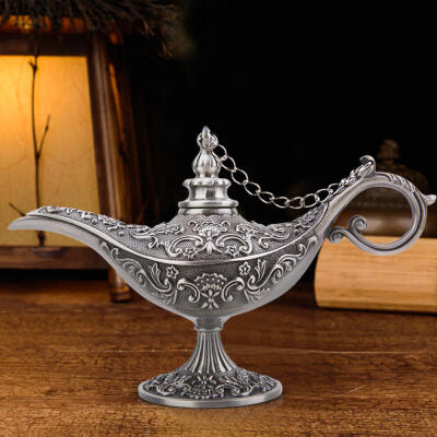 

Greensen Censer Hollow Aladdin Lamp Decoration Desktop Ornament Home Incense Burner