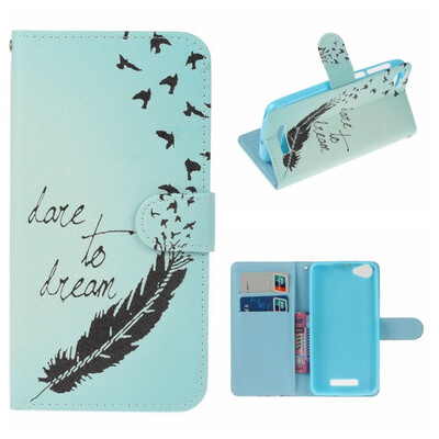 

MOONCASE Wiko Lenny3 Max Painted Pattern Holster - Feather