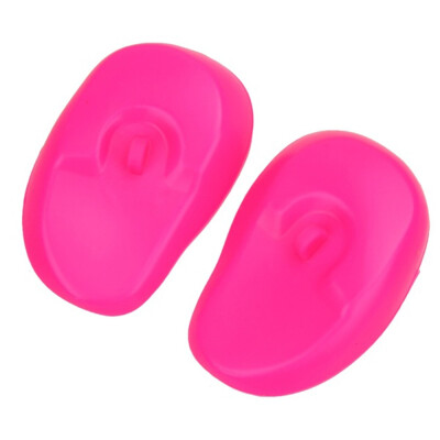 

Siaonvr 2PCS Blue Clear Silicone Ear Cover Hair Dye Shield Protect Salon Color