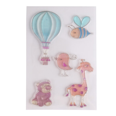 

Colorful Cartoon Stamp DIY Scrapbook Card Embossing Transparent Stamp