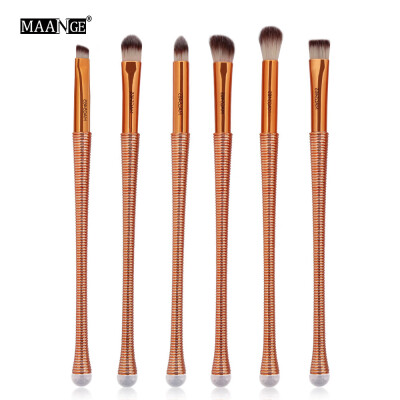 

〖Follure〗New Arrival 6Pc Mermaid Foundation Eyeshadow Contour Eye Lip Makeup Brushes Set