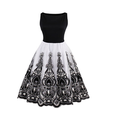 

Net Yarn The Embroidery Elegant Dress