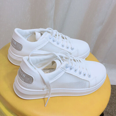 

Small white tide shoes female 2019 summer new autumn shoes Korean version of the wild white shoes casual student canvas shoes autumn autumn