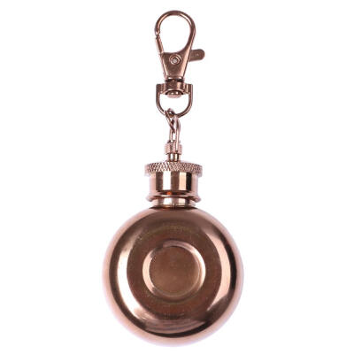 

1oz Portable Stainless Steel Hip Flasks Wine Whisky Drinkware Keychain