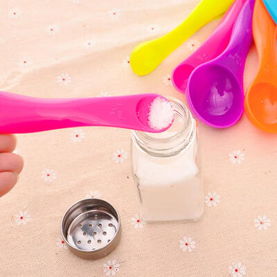 

5pcsset Colorful Plastic Measuring Spoons Useful Sugar Cake Baking Spoon