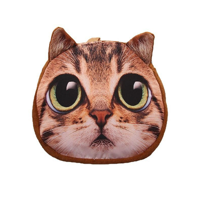 

New Kids Backpack Boy Girl Schoolbag Cute Cat 3D Animal Print Cartoon Children Preschool Kindergarten Unisex Bag