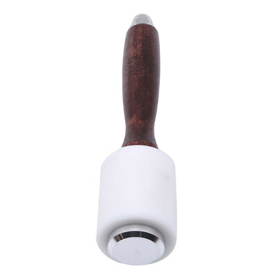 

〖Follure〗Wooden Handle Leather Cutting Stamping Hammer Carving Mallet Nylon Craft Tool