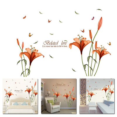 

Modern Flower Wall Stickers Decal DIY Removable Home TV Background Decor Craft