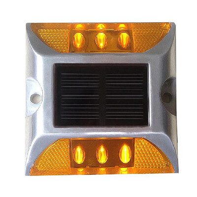 

Solar Deck Lights 6-LED Driveway Light Aluminum Waterproof Outdoor Path Road Stairs Step Ground Lamp for Pathway Garden Patio Yard