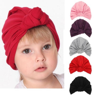 

Cute Newborn Baby Infant Girl Toddler Comfy Bowknot Hospital Cap Beanie Hat