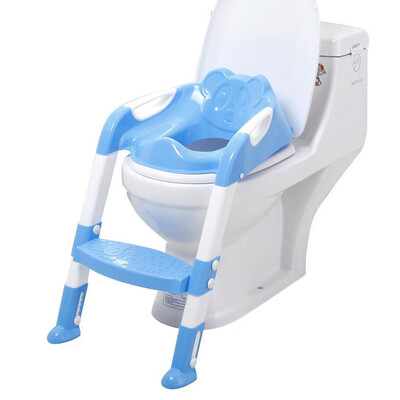 

Gobestart Baby Child Potty Toilet Trainer Seat Step Stool Ladder Adjustable Training Chair