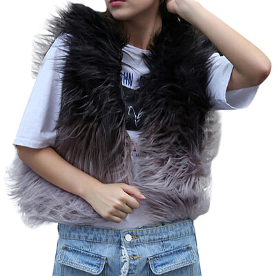 

Toponeto Womens Ladies Artificial Coat Jacket Winter Parka Outerwear