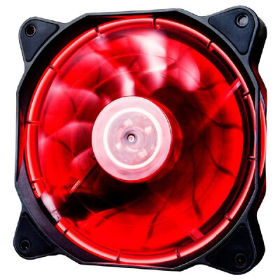 

1STPLAYER CPU Cooler Fluid Dynamic Bearing Single Ring 1200 RPM Speed 11 Fan Blade for Desktop PC Computer Red