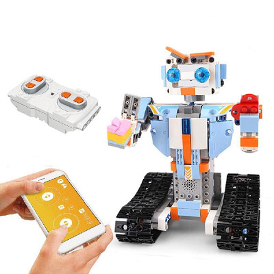 

24GHz Remote Control Robot RC Building Block Robot App Controlled Educational RC Robot Bricks STEM Toys Construction Engineering