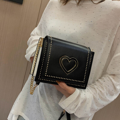 

2019 popular womens bag new love wild fashion small bag summer small fresh ins foreign air shoulder Messenger bag