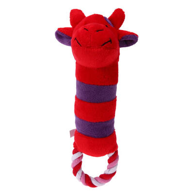 

Animal Pattern Calf Donkey Pet Dog Toy Plush Cute Chew Squeaker Sound Toy