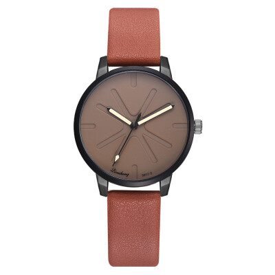 

PU with fashion quartz watch casual temperament student ladies watch