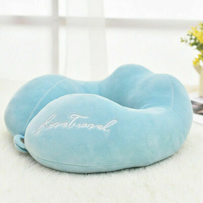 

Memory Foam U-shaped Neck Support Pillow Cushion Travel Air Plane Sleep