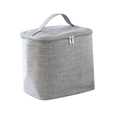 

Large Capacity Thermal Insulated Handle Tote Bento Lunch Box Picnic Storage Bag