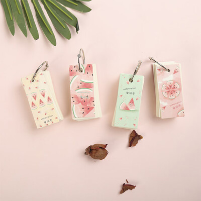 

1Pc 110 Sheets Lovely Mini Notebook School Supply Record Book Memorandum Small Gift Colors Random