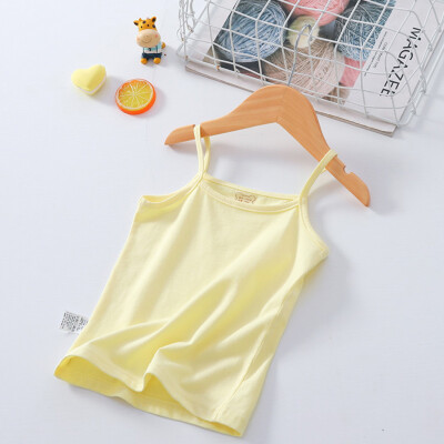 

Children Kids Girl Sleeveless Candy Color Vest T-shirt Undershirt Tops Clothes