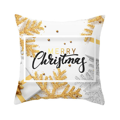 

18x18" Snowflake Cushion Cover Christmas Sofa Cushion Cover Home Decoration