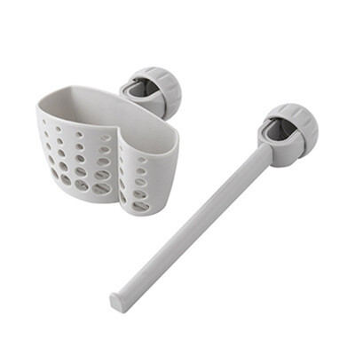 

Kitchen Sink Faucet Sponge Soap Cloth Drain Rack Storage Organizer Holder Shelf