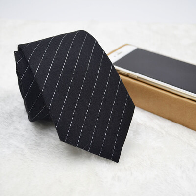 

Mens tie 7CM ultra narrow tie narrow version wool tie cotton&cashmere custom made