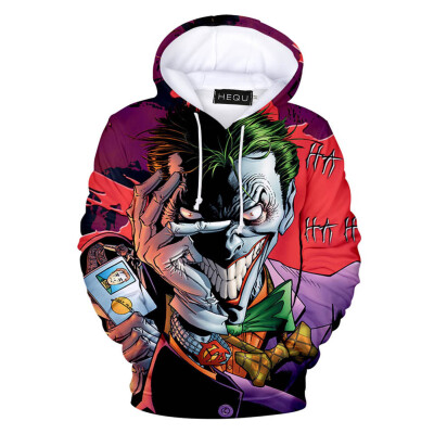 

Fashion Harajuku Suicide Squad Joker Unisex Hooded Sweatshirts 3D Print Men Women Hoodies Casual Pullover Tops