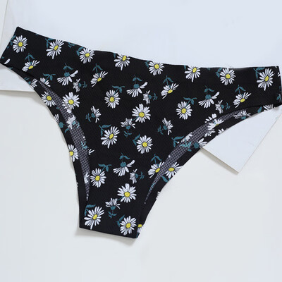 

Womens Fashion Low Rise Sexy Bikini Briefs Underwear Floral Printed Seamless