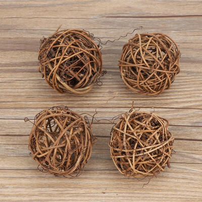

Greensen 4Pcs Rattan Balls for Wedding Party Christmas Decoration