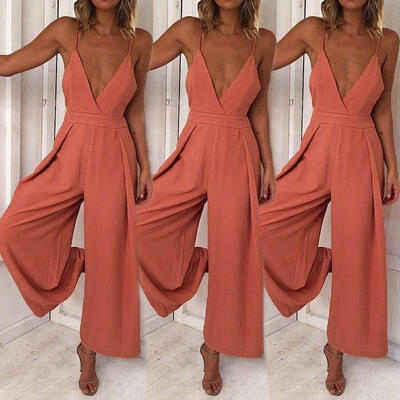 

New Women Jumpsuit Bodycon Ladies Evening Party Playsuit Tops Blouse Trousers