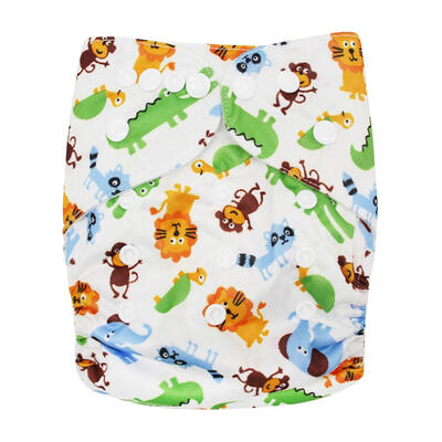 

Baby Cartoon Printed Reusable Cloth Nappy Waterproof Breathable Diaper