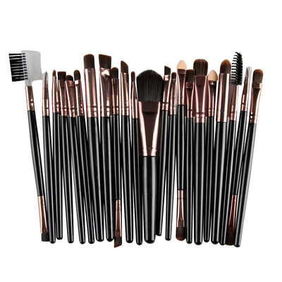 

Toponeto 22PcsSet Makeup Brush Tools Make-up Toiletry Kit Wool Make Up BK