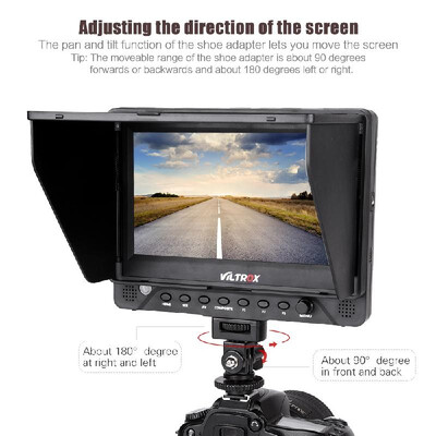 

Viltrox DC-70EX 4K Porfessional Portable 7 Inch HD Clip-on Camera Video LCD Monitor Support 4K Signal Input 1024 600 Resolution