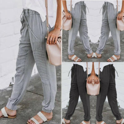 

Women Pocket Casual Loose Baggy Sweatpants Sport Harem Trousers Yoga Jogger Pant