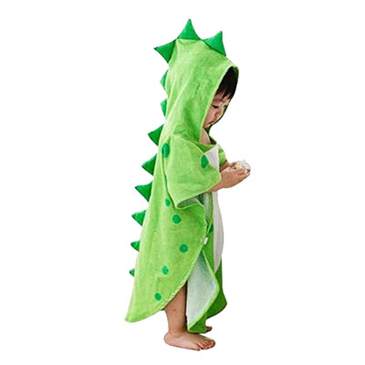 

Gobestart Childrens Beach Towels Breathable Warm Child Cartoon Bathrobes Polygonal Dinosa