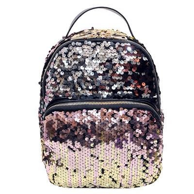 

Spring Mini PUSequins Backpack Girls School Bag Princess Girls Bling Bag