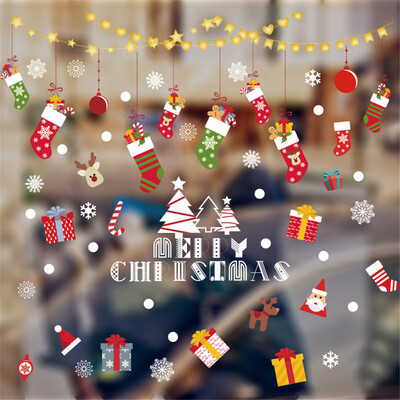 

〖Follure〗2020 Merry Christmas Household Room Wall Sticker Mural Decor Decal Removable