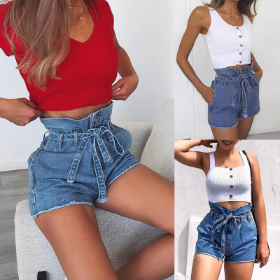 

Tailored Sexy Women Denim Jeans Low Waist Super Mini Shorts Pants