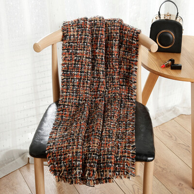 

Europe&the United States wind 2018 new trend network red plaid scarf female students winter Korean street thickening wild scarf
