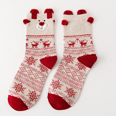 

Gobestart Christmas Women Cotton Socks Multi-Color Womens Winter Socks