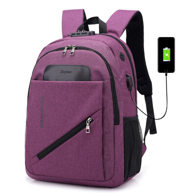 

Backpack tide men&women school bag USB charging smart computer backpack