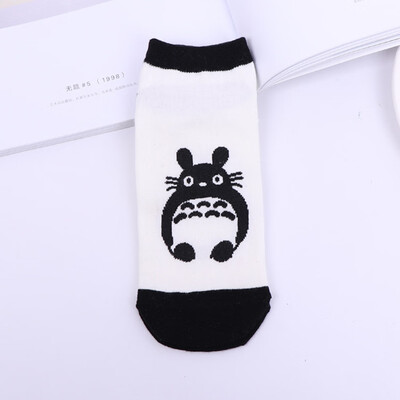 

1 Pair Creative Totoro Printing Cute Socks Women Girl Korean Animals Socks