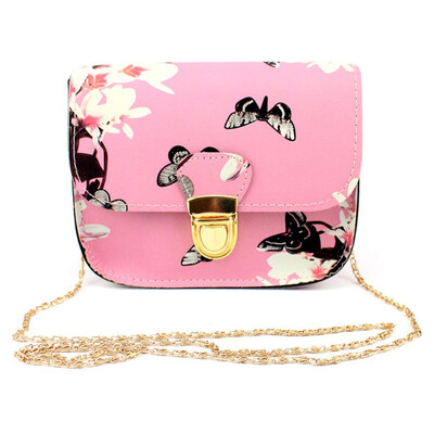 

Maison Fabre Design Small Flower Butterfly Printed PU Leather Shoulder Bag Women Retro Leather Handbags Bags For Women 2019