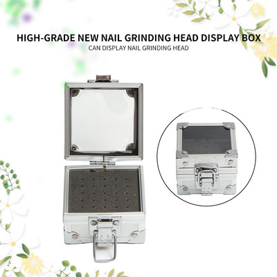 

Toponeto 1PC Manicure Accessories Box Carbide Bits Nail Drill Box Bit Nail Polish Tool
