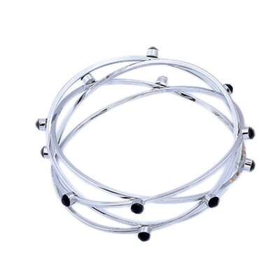 

Three-dimensional Circular Diamond Bracelet