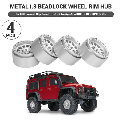 

4PCS Metal 19 Beadlock Wheel Rim Hub for 110 Traxxas Hsp Redcat Rc4wd Tamiya Axial SCX10 D90 HPI RC Car