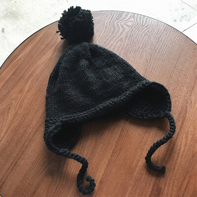 

Pepe Hat Ladies FallWinter New Japanese Joker Knitted Wool Hat Korean Outdoor Furnished Thickened Warm Hat